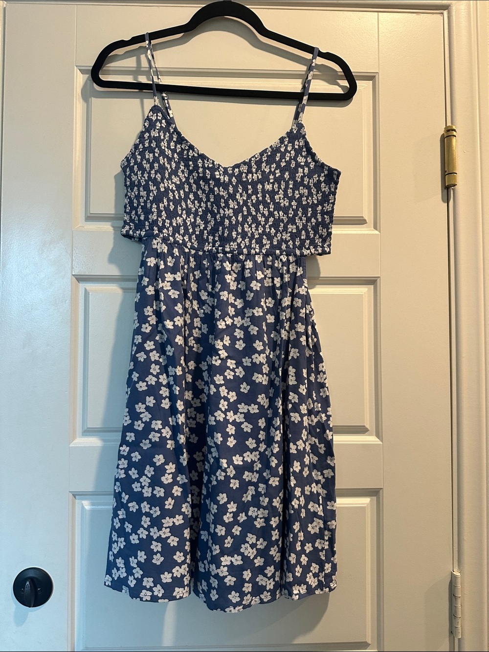 Roxy Blue and White Floral Sundress for Girls